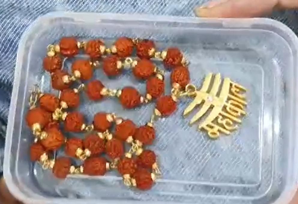 Rudraksha Mala with Mahakal Pendant – Spiritual & Authentic | Divine Protection & Positivity